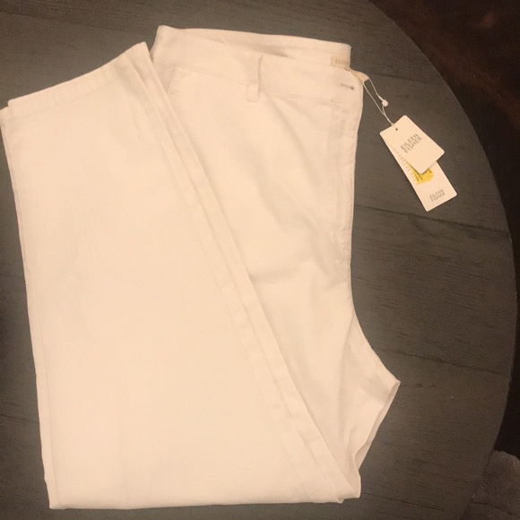 Eileen Fisher Cotton Hemp Stretch Tapered Pant Sz 18 - Picture 11 of 11